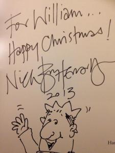 Nick & Annette wrote very special, personalised inscriptions for everyone.