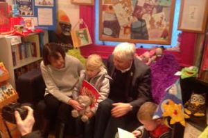 Annette & Nick posing for a pic, for a school diary entry!