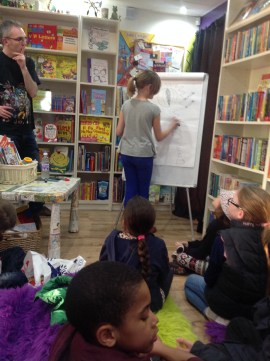 The children became part of the process...Dr Frankenspring lives!