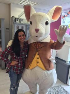 The White Rabbit visited Mi Neni